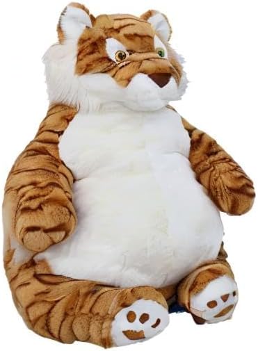 ronivia 17" 3.5 lbs Tiger Weighted Stuffed Animals, Weighted Tiger Plush Large Weighted Plush Animal Toy Pillow Gifts