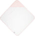 Cozy Light Pink Cotton Hooded Towel for Infants - Soft and Bath Time Essential