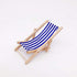 Mini Wooden Folding Beach Chair Dollhouse Decoration, Longue Deck Chair Craft Accessories