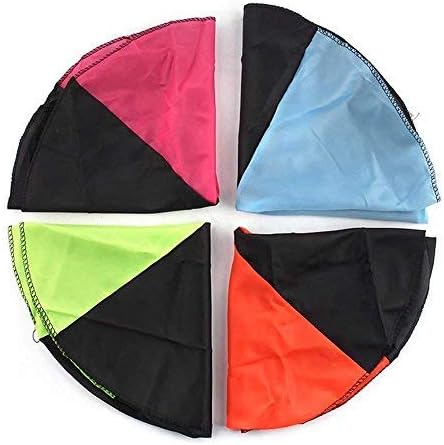 4PCS Set Tangle Parachute Figures - Hand Throw Soldiers Square Outdoor Flying Toys | No String