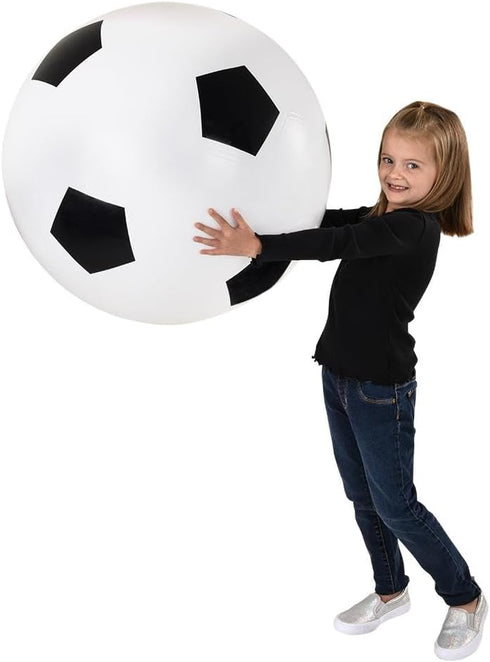 30 inch Soccer Playground Ball, Bouncy Durable Rubber for Boys & Girls, Great Outdoor Fun