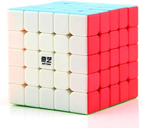 5x5 Speed Cube Stickerless Puzzle Toys Gift (Qizheng Version)