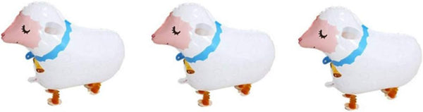 Dzrige Walking Animal Balloons, Kids Farm Animal Theme Birthday Party Supplies, 3 Pcs Birthday Decorations