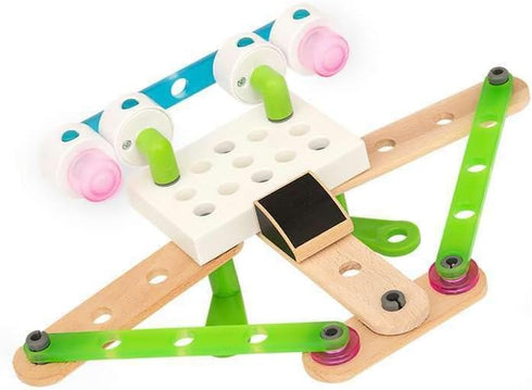 34593 Set Set 3 BRIO Builder Light | Wooden Toy Train for Kids Age and Up
