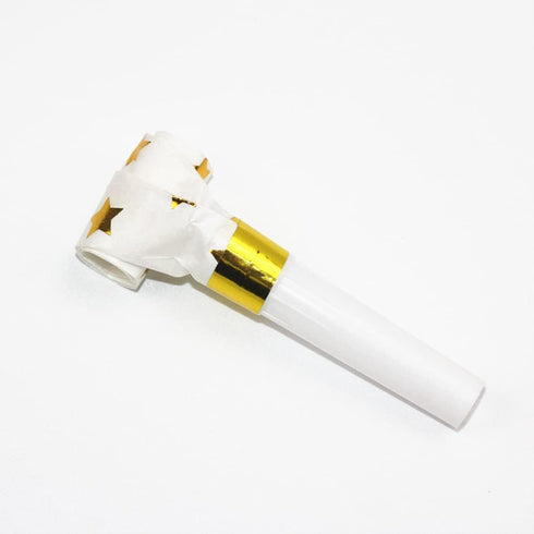 lasenersm 30 Pieces Party Blower Noisemakers, Funny Blowouts and Musical Party Horns in Golden