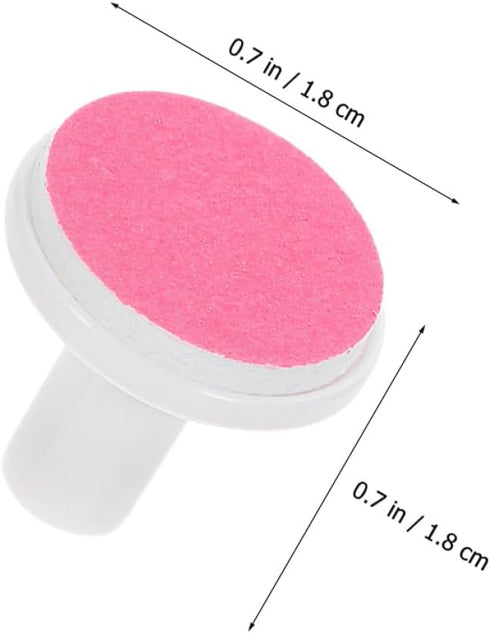Trimmer 24pcs Baby Nail Replacement Pads: Pink Electric Nail File & Grinding Heads, Kids Clipper & Grinder Supplies