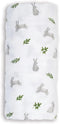 lulujo Baby Swaddle Blanket, Unisex Softest 100% Cotton Muslin, 40in x 40in, Neutral Receiving Blanket for Boys & Girls