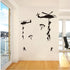 Army Wall Decors for Wall, Military Airplane Helicopter Vinyl Stickers for Teens Boys Bedroom Kids Room (TM-16).