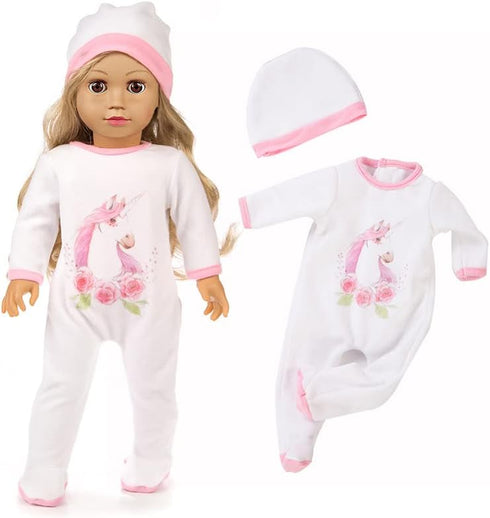19 18 inch 10 Sets ZQDOLL pcs American Doll Clothes Gift for Doll Clothes and Accessories, Including Complete