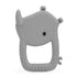 Loulou Lollipop Wild Silicone Baby Teether in Rhino Grey