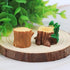 16 PC Miniature Creative Simulation Tree Stump Ornaments: Perfect for Home Art Sculpture and Dollhouse Decorations