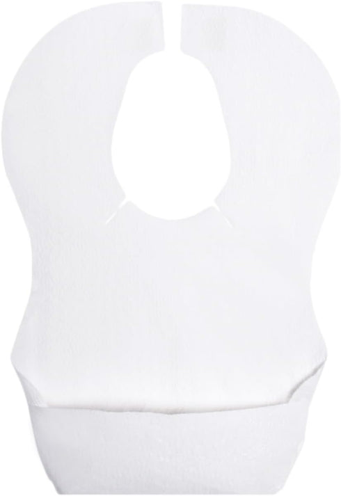 Convenient Disposable Pocket Bibs (Pack of 12) - Perfect for BLW, Restaurants, Traveling, Vacation and On-The-Go Feeding, Mess-Free Mealtimes, Travel-Friendly, Waterproof