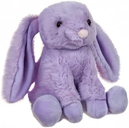8 Inches) Apricot Lamb Toys Plush Purple Bunny Rabbit Stuffed Animal with Fluffy Soft Ears (Purple Bunny