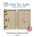 Baby Toddler Pet Resistant Electrical Safety Cover Guard for Home and Business, Made in USA, Traditional Standard Toggle Light Switch (1 Count, Ivory)
