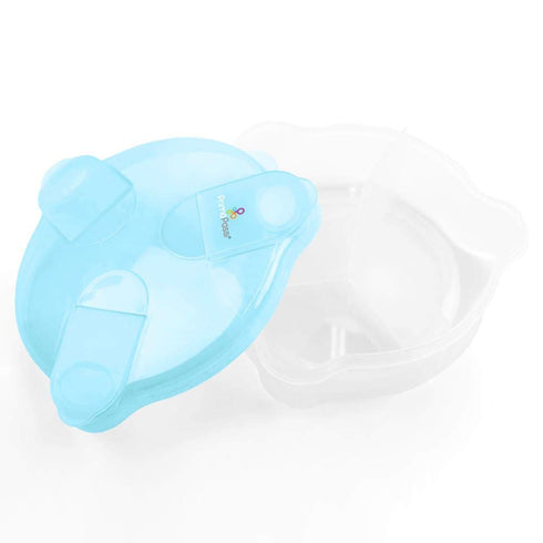 Portable Baby Formula Dispenser | BPA-Free Milk Powder Container (Blue) for Easy Travel