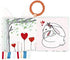 Kaloo My First Cloth Activity Book - The Rabbit in Love - Ages 0+ - K962781