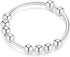 Jacruces 925 Sterling Silver Rings Anxiety Rings Fidget Ring for Women & Men