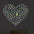 Kiddale 307 Pcs Glow in Dark Stars, Moon, Snowflake, and Butterfly Wall Stickers for Kids Bedroom Decor Kit