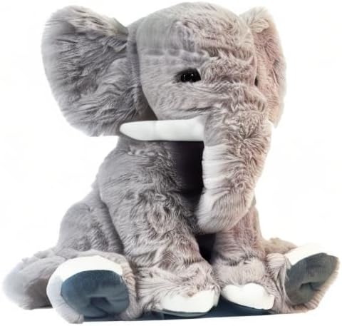 19.2 Inch Large Elephant Stuffed Animals,Clever Elephant Plush Toy for Kids, for Girls and Women,Super Soft Room