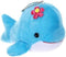 Blue Mini Ocean Animal Plush Decorations, Soft Small Stuffed Animals, Plush Keychain Decorations for Carnival Prizes