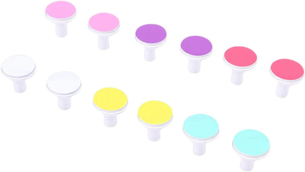 GEERYZHE 12 PCS Baby Nail File Pads - Electric Nail Trimmer Replacement Heads
