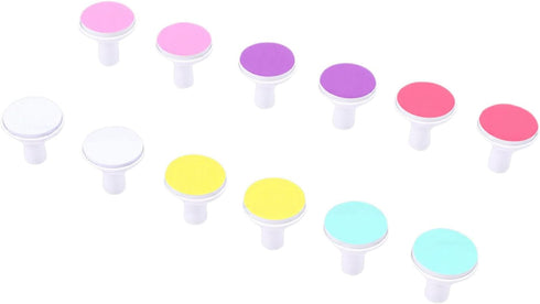 TIKATARER 12 PCS Baby Nail File Replacement Heads, Baby Nail File Pads Electric