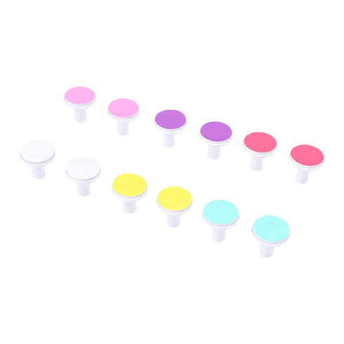 Generic Baby Nail Grinder Heads, 12 Replacement Pads, Color Coded Pads for Age