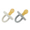 HEVEA Natural Rubber BumiBb Pacifiers - Newborn 0+ Months - Round Teat