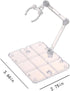Transparent Action Figure Stand, Doll Model Display Holder Base, Compatible with HG RG SD SHF Gundam 1/144