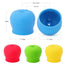 Silicone Sippy Straw Cup Lids for Toddlers and Babies (5 Pack) - Reusable, Spill-Proof, Fits Tumblers and Cups