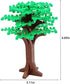 Feleph 4PCS Large Trees City Building Block Compatible with Major Brand, Classic Bricks Toy Set (6.7inch Height)