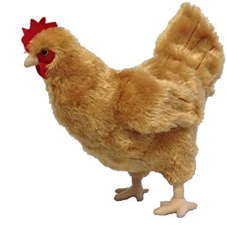 12" Adore Standing Buffy The Hen Chicken Plush Stuffed Animal Toy