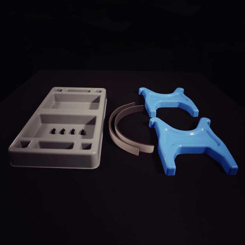 ERNST Ultra Stand: A Red/Gray RC Model Airplane Stand Designed for Durability and Convenience - Optimize RC Model