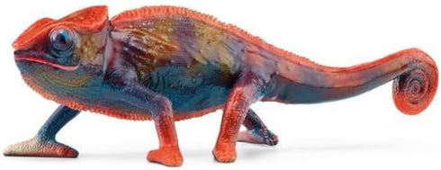 3+ Schleich Wild Life Realistic Color-Changing Chameleon Figure - Wild Animal Toy Figurine, Durable for Education
