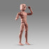 SOUFORCE 1/12 6in NT-02W Scale Wide Shoulder Male Action Figure Flexible Notaman Square Head Male Figure Body Doll