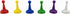 Honbay 120pcs Multi-Color Pawns Pieces for Board Games - Tabletop Markers Component
