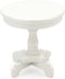 Miniature Dollhouse End Table 1:12 Scale Wooden Furniture Round Side Tea Table