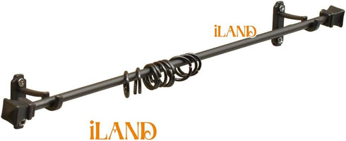 1/12 iLAND Dollhouse Accessories on Scale, Dollhouse Decor of Mini Curtain Rods, Dollhouse Kitchen Hangers (Classical