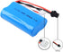 2 pcs 7.4V 1500Mah 15C SM2P Plug Li-ion Battery - for WPL C24 MN D90 RC Car, Remote Control RC Toys