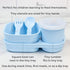 5pc Set Re-Play Tiny Dining Feeding Supplies for Babies and Toddlers, Includes Food Tray, Cup, Bowl, Utensils, Made