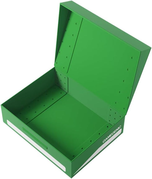 Gamegenic Token Holder - Durable Storage Box for Game Tokens, Dice, Cards, Compatible with Board Games, Green Color