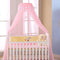 Mulaza Baby Mosquito Net Baby Toddler Bed Crib Dome Canopy Netting (Pink)