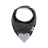 Set 4 Pickle & Olive Baby Bandana Teething Bibs with Attached Silicone Teether - Of -Solid Blues