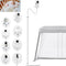 Compactible Baby Monitor Mount Floor Stand Holder for Infant Optics DXR-8 Pro, Nanit Pro, eufy, HelloBaby, VAVA, and