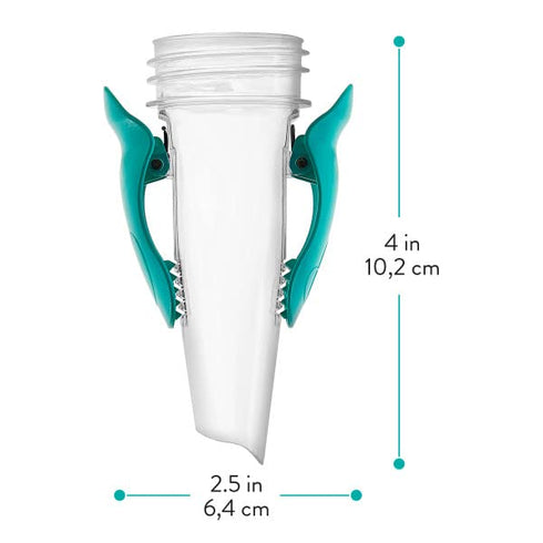 (Pack 2) Evenflo Feeding Advanced Breast Milk Storage Bag Adapters for Breast Pumps