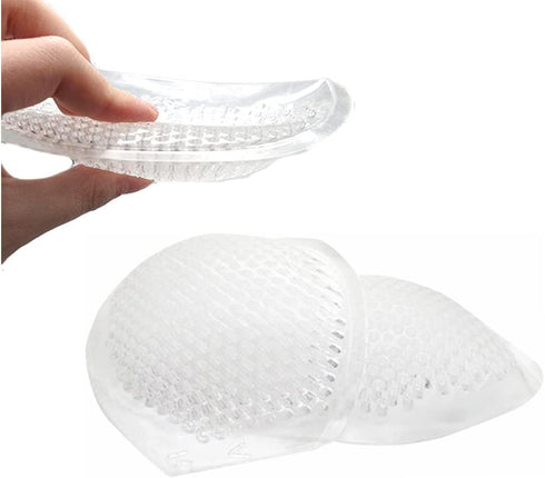 Lady Women Reusable Silicone Bra Inserts, Waterproof Breathable Gel Breast Enhancers for Swimsuits