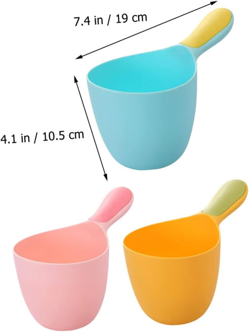 3pcs Water Scoop Ladle Spoon Spoon Shampoo for Bath Water Pourer Water Dipper Bath Ladle Dipper Kitchen Water Scoop Bathing Water Ladles Kitchen Utensil