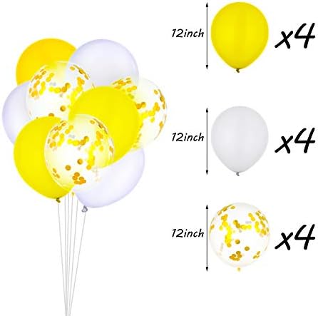 33 Pieces Sunflower Party Supplies, Happy Birthday Banner, Big Cake Topper, Yellow Sunflower Cupcake Topper, Garland