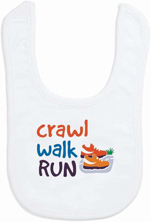 Gone For a Run Soft Microfiber Baby & Infant Bibs for Runners