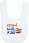 Gone For a Run Soft Microfiber Baby & Infant Bibs for Runners